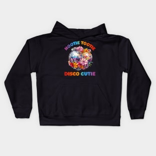 Retro Hootie Tootie Disco Cutie Kids Hoodie